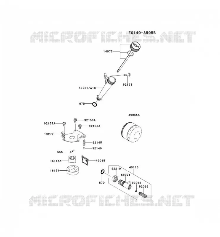 KIT DE GRAISSAGE Kawasaki Petits Moteurs FS FS541V FS MOTORS  FS541V-AS19