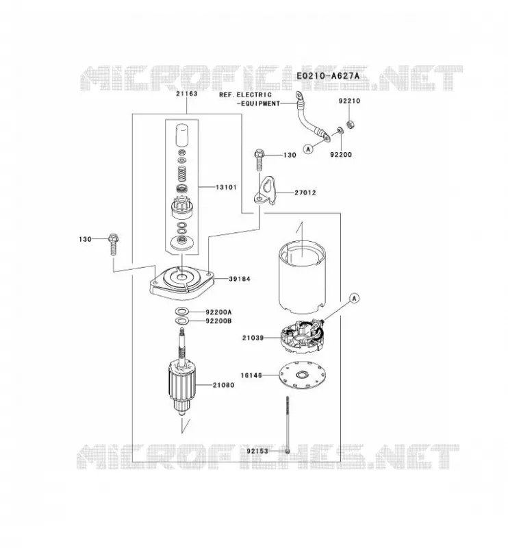 D&Eacute;MARREUR Kawasaki Petits Moteurs FS FS541V FS MOTORS  FS541V-AS53