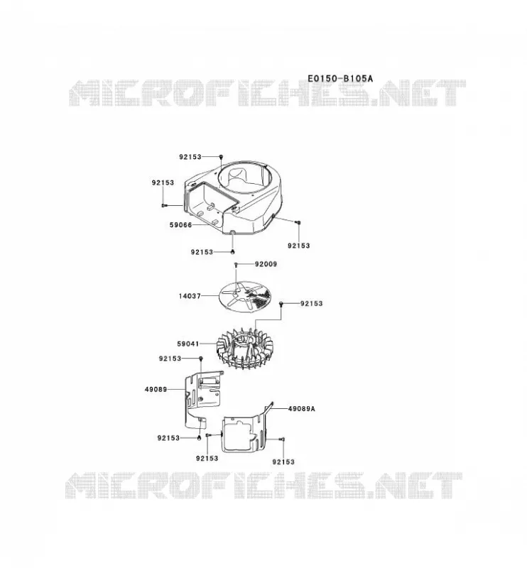 REFROIDISSEMENT Kawasaki Petits Moteurs FS FS541V FS MOTORS  FS541V-AS53