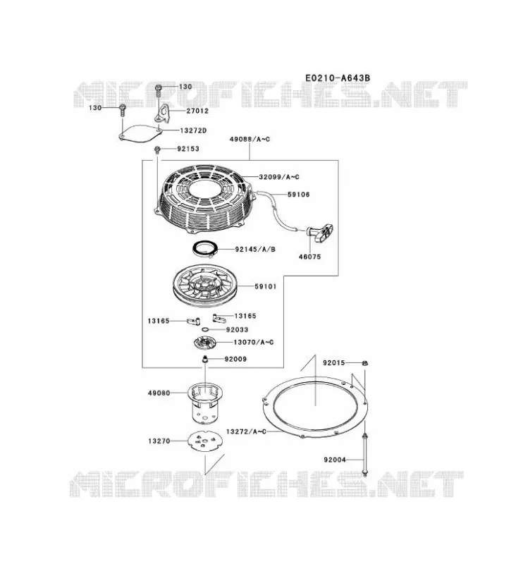 D&Eacute;MARREUR Kawasaki Petits Moteurs FS FS541V FS MOTORS  FS541V-CS05