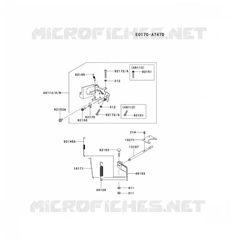 EQUIPEMENT DE CONTROLE Kawasaki Petits Moteurs FS FS541V FS MOTORS  FS541V-CS16