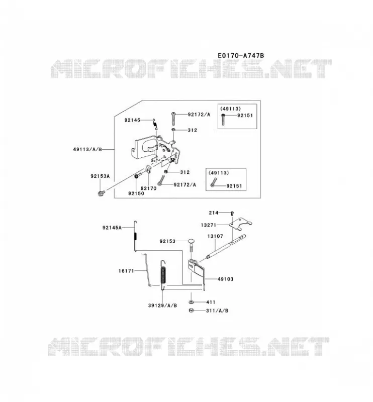 EQUIPEMENT DE CONTROLE Kawasaki Petits Moteurs FS FS541V FS MOTORS  FS541V-CS21