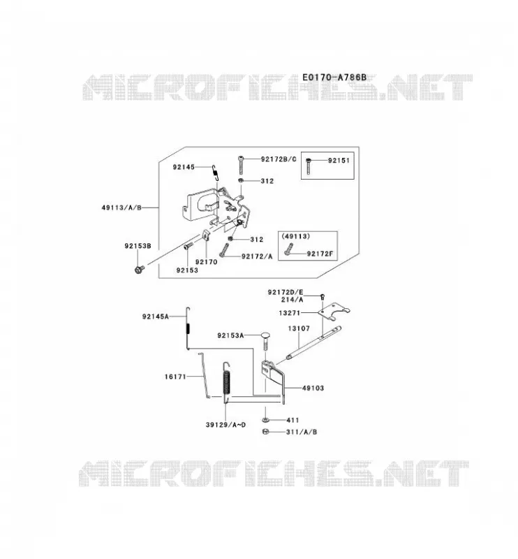 EQUIPEMENT DE CONTROLE Kawasaki Petits Moteurs FS FS541V FS MOTORS  FS541V-CS51