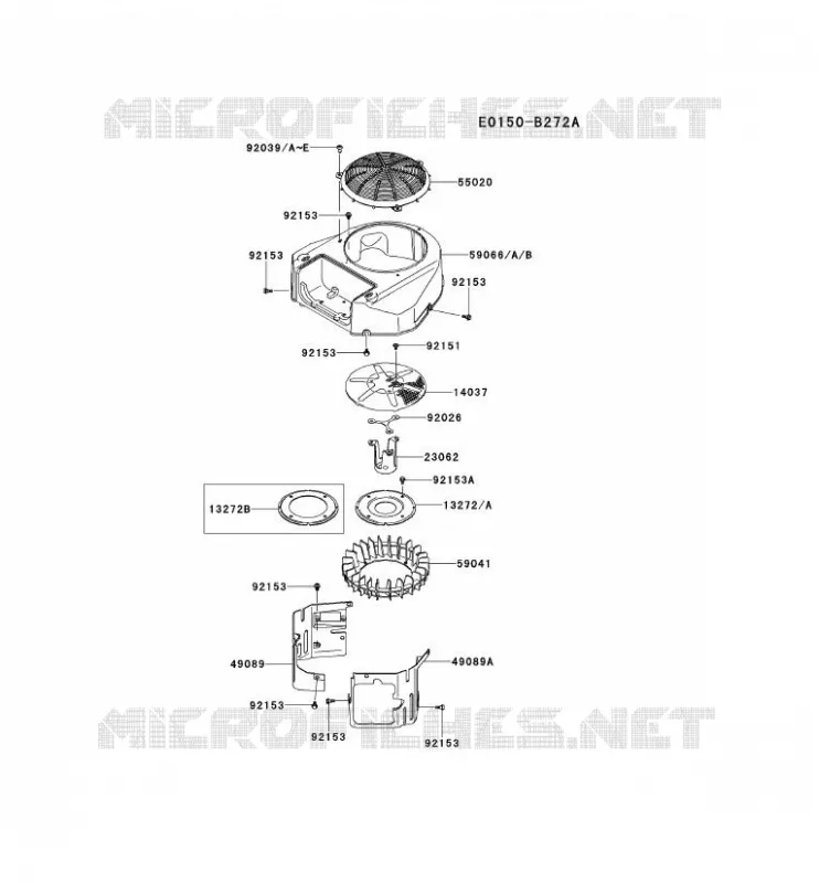 REFROIDISSEMENT Kawasaki Petits Moteurs FS FS600V FS MOTORS  FS600V-AE50