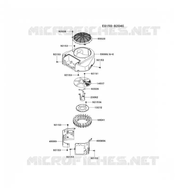 REFROIDISSEMENT Kawasaki Petits Moteurs FS FS600V FS MOTORS  FS600V-AS17