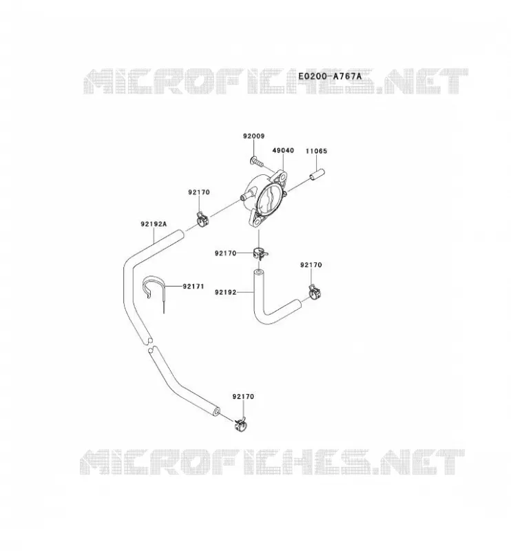 RESERVOIR CARBURANT/ROBINET Kawasaki Petits Moteurs FS FS600V FS MOTORS  FS600V-AS21