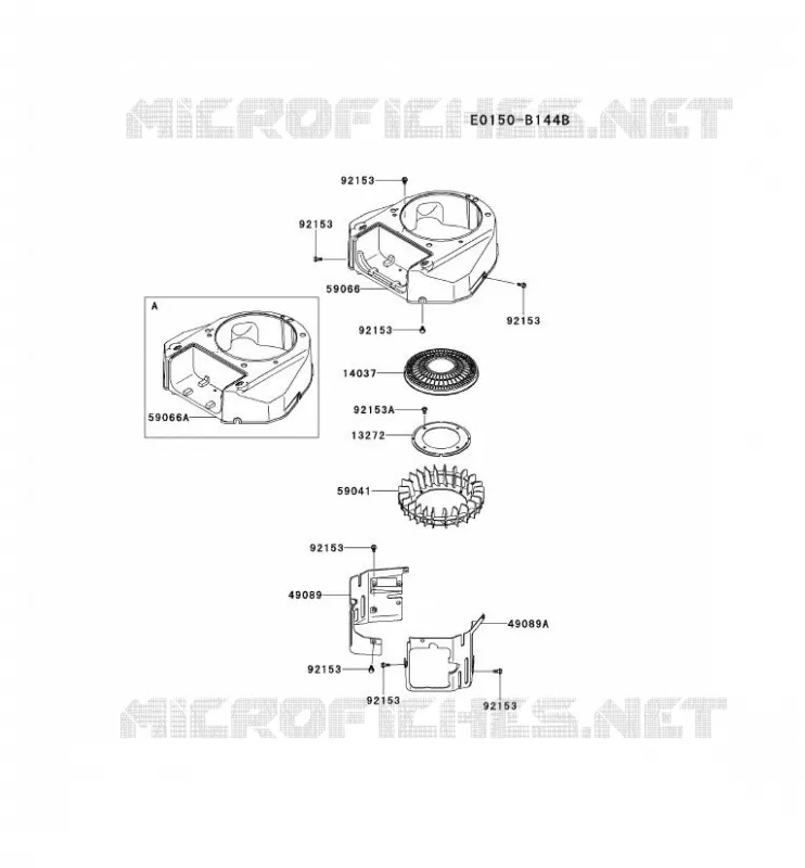 REFROIDISSEMENT Kawasaki Petits Moteurs FS FS600V FS MOTORS  FS600V-AS25