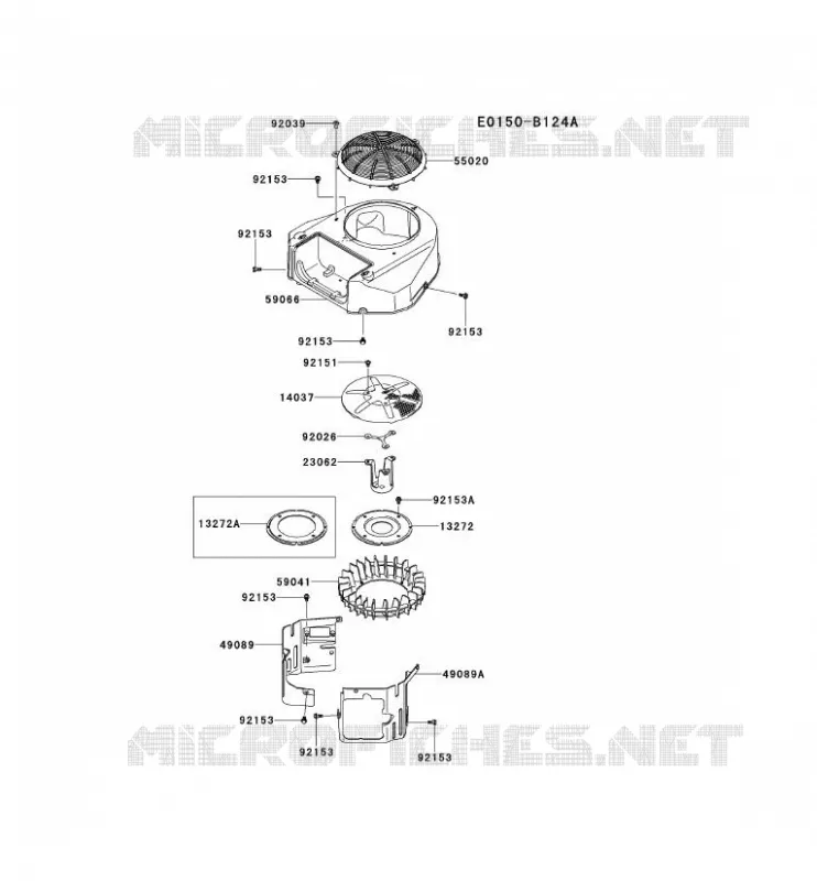 REFROIDISSEMENT Kawasaki Petits Moteurs FS FS600V FS MOTORS  FS600V-BS04