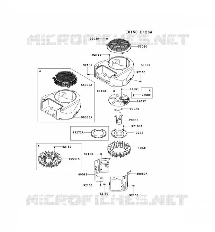 REFROIDISSEMENT Kawasaki Petits Moteurs FS FS600V FS MOTORS  FS600V-BS22