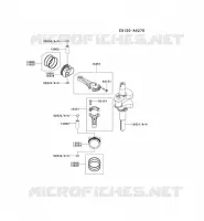 PISTON/VILEBREQUIN pour Kawasaki FS MOTORS