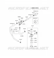 RESERVOIR CARBURANT/ROBINET pour Kawasaki FS MOTORS