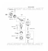 PISTON/VILEBREQUIN pour Kawasaki FS MOTORS