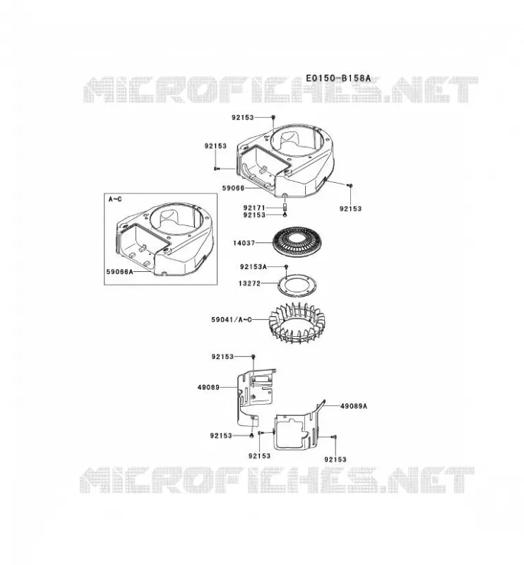 REFROIDISSEMENT Kawasaki Petits Moteurs FS FS600V FS MOTORS  FS600V-DS07