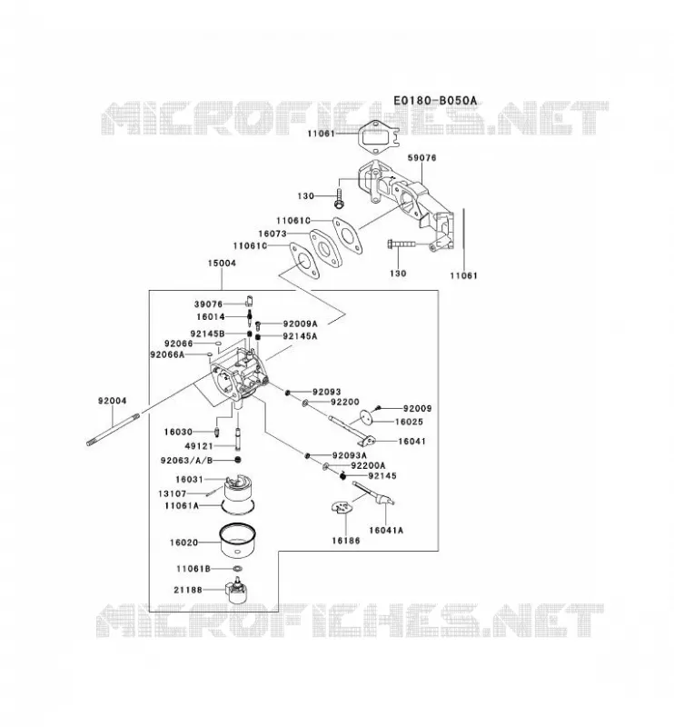 CARBURATEUR Kawasaki Petits Moteurs FS FS600V FS MOTORS  FS600V-FS12