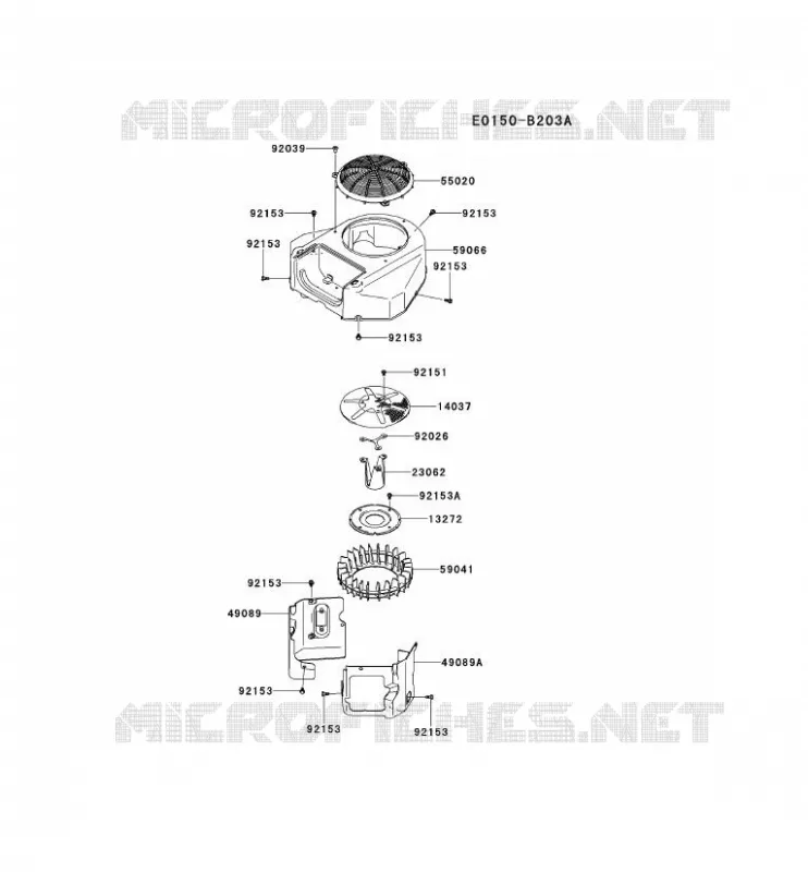 REFROIDISSEMENT Kawasaki Petits Moteurs FS FS651V FS MOTORS  FS651V-AS17