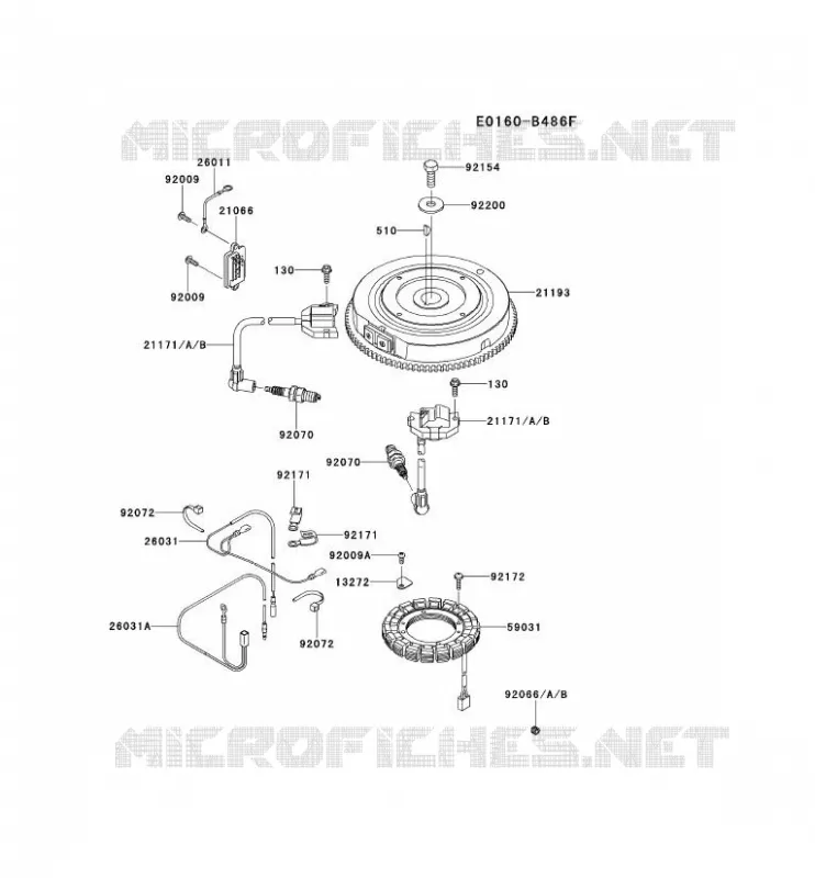 &Eacute;QUIPEMENT ELECTRIQUE Kawasaki Petits Moteurs FS FS651V FS MOTORS  FS651V-BS10