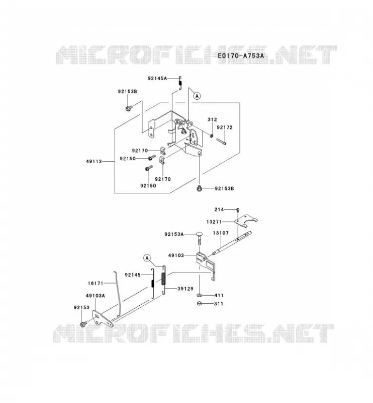 EQUIPEMENT DE CONTROLE Kawasaki Petits Moteurs FS FS651V FS MOTORS  FS651V-BS13