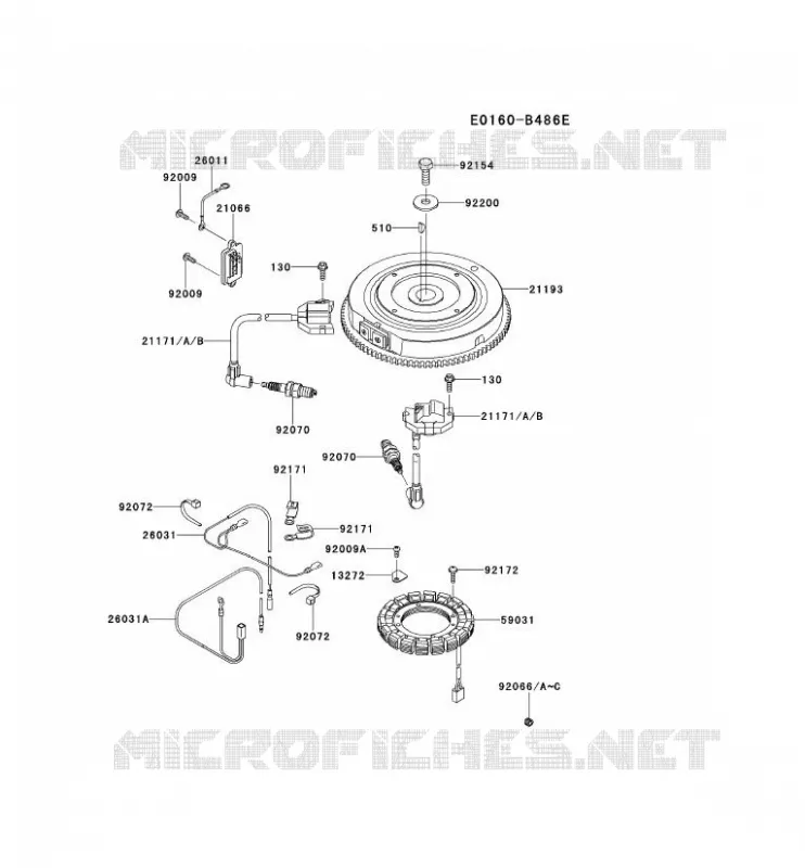 &Eacute;QUIPEMENT ELECTRIQUE Kawasaki Petits Moteurs FS FS651V FS MOTORS  FS651V-DS09