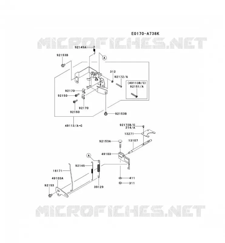 EQUIPEMENT DE CONTROLE Kawasaki Petits Moteurs FS FS651V FS MOTORS  FS651V-ES09