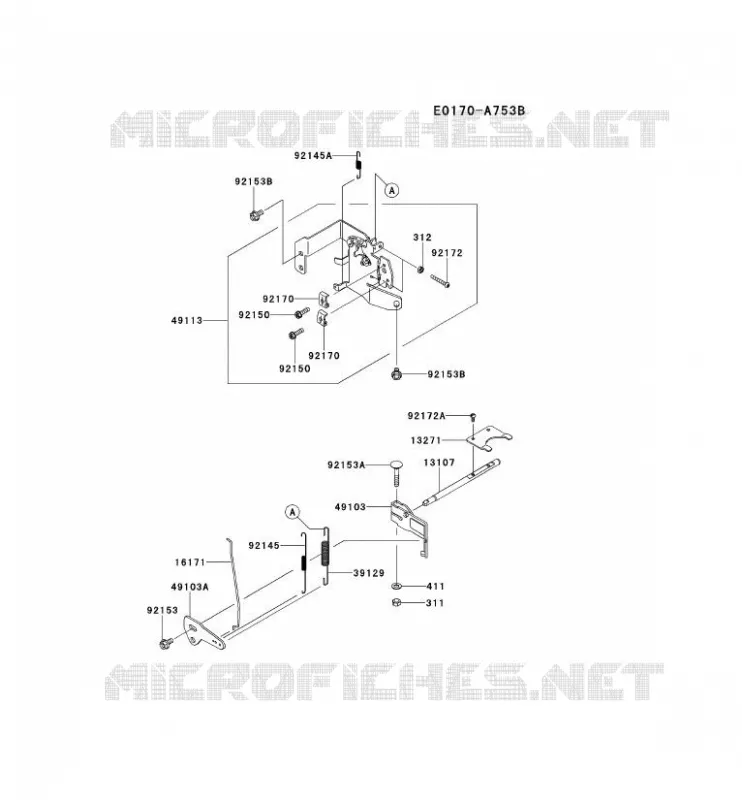 EQUIPEMENT DE CONTROLE Kawasaki Petits Moteurs FS FS651V FS MOTORS  FS651V-FS00