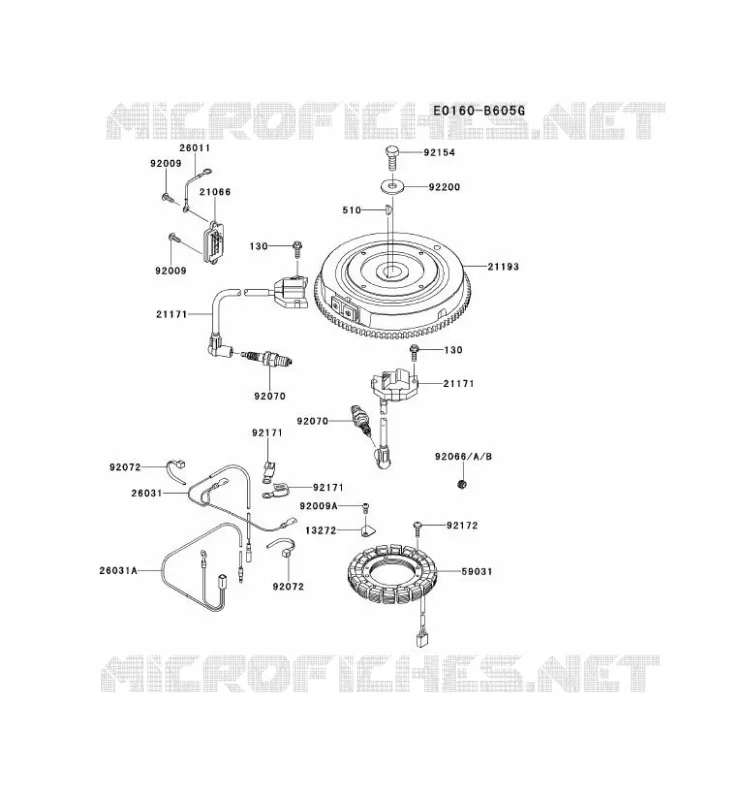 &Eacute;QUIPEMENT ELECTRIQUE Kawasaki Petits Moteurs FS FS691V FS MOTORS  FS691V-AS14