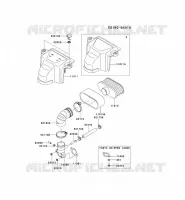 FILTRE &Agrave; AIR/POT D'&Egrave;CHAPPEMENT pour Kawasaki FS MOTORS
