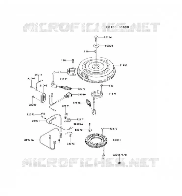 &Eacute;QUIPEMENT ELECTRIQUE Kawasaki Petits Moteurs FS FS691V FS MOTORS  FS691V-AS15