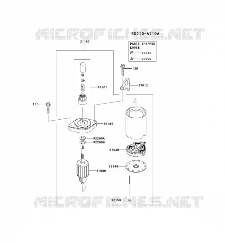 D&Eacute;MARREUR Kawasaki Petits Moteurs FS FS691V FS MOTORS  FS691V-AS20