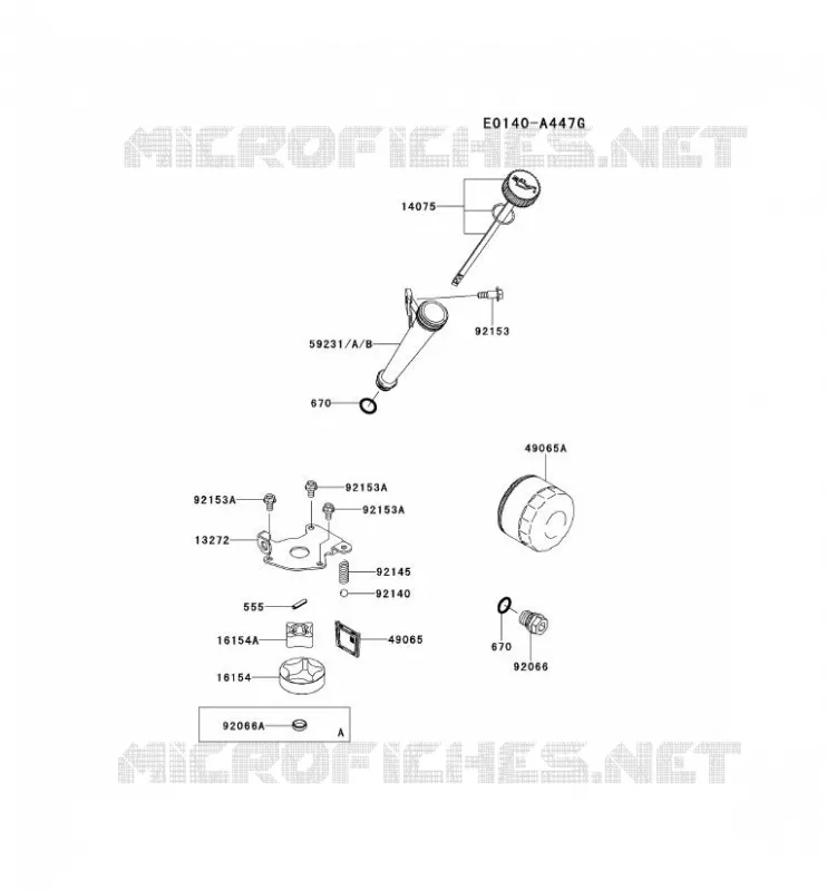 KIT DE GRAISSAGE Kawasaki Petits Moteurs FS FS691V FS MOTORS  FS691V-BS00