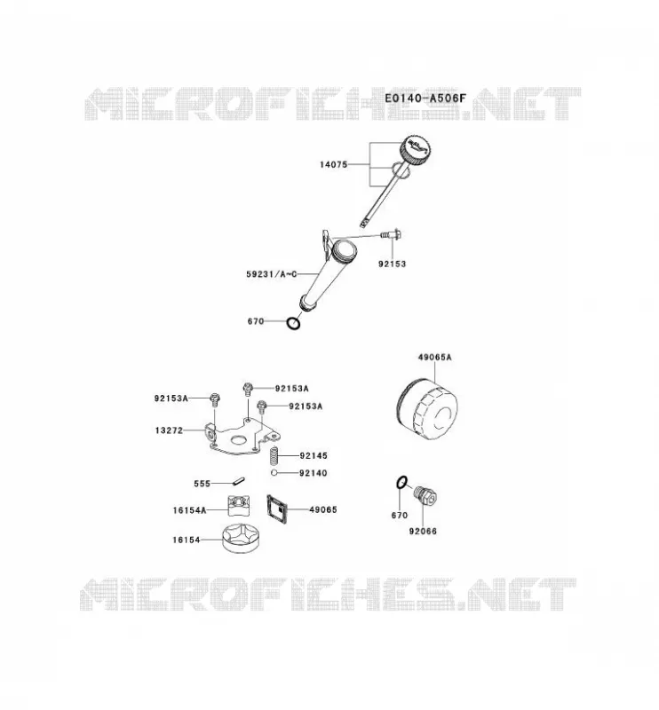 KIT DE GRAISSAGE Kawasaki Petits Moteurs FS FS691V FS MOTORS  FS691V-BS08