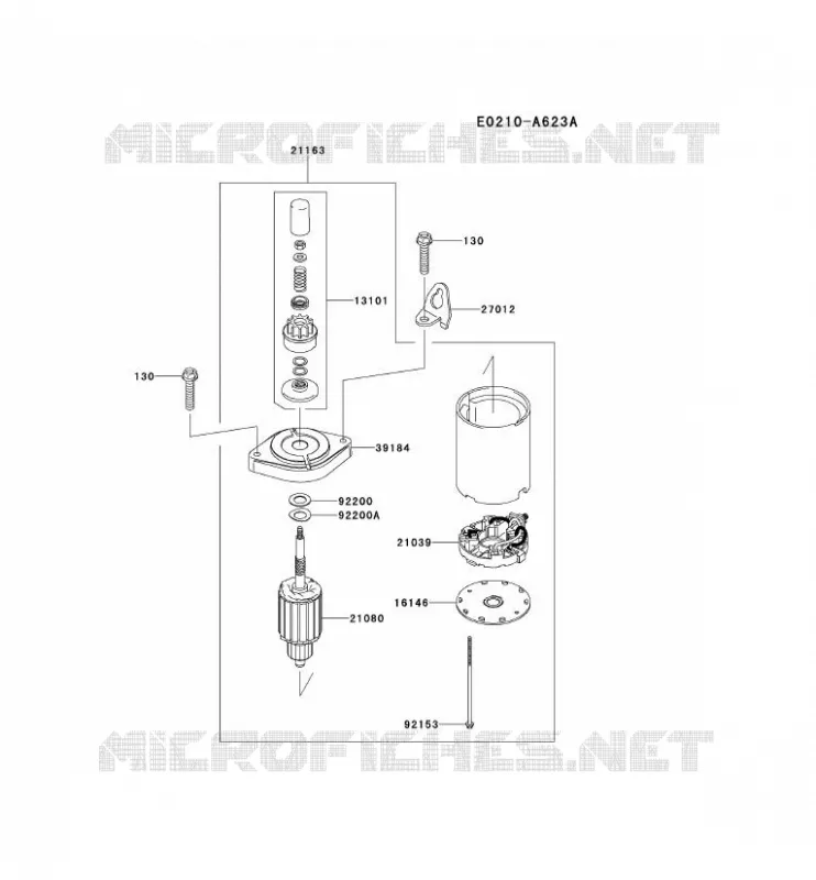 D&Eacute;MARREUR Kawasaki Petits Moteurs FS FS691V FS MOTORS  FS691V-BS14