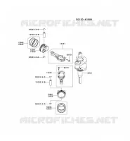 PISTON/VILEBREQUIN pour Kawasaki FS MOTORS