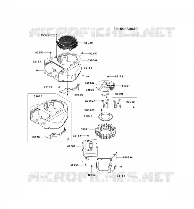 REFROIDISSEMENT Kawasaki Petits Moteurs FS FS691V FS MOTORS  FS691V-CS50