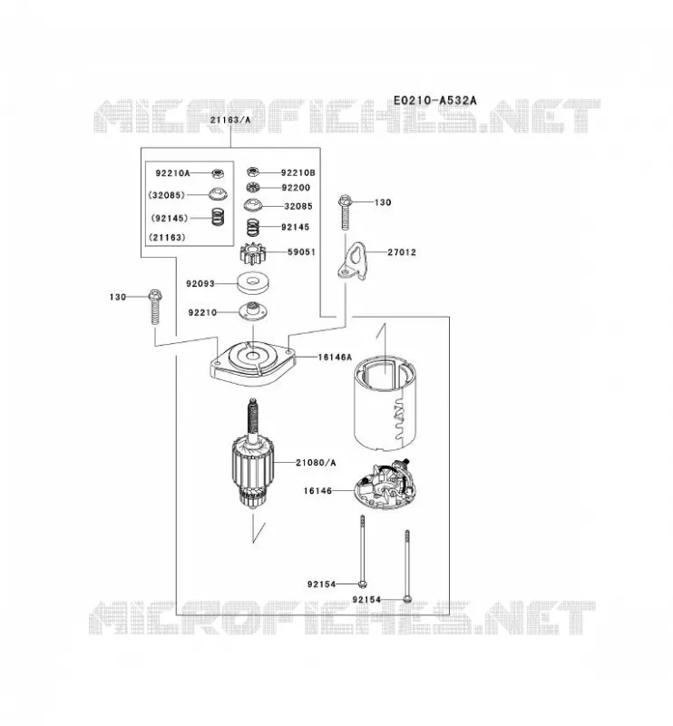 D&Eacute;MARREUR Kawasaki Petits Moteurs FS FS730V FS MOTORS  FS730V-AS05