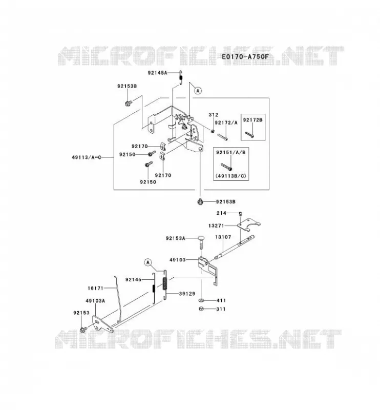 EQUIPEMENT DE CONTROLE Kawasaki Petits Moteurs FS FS730V FS MOTORS  FS730V-BS00