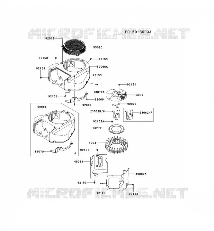 REFROIDISSEMENT Kawasaki Petits Moteurs FS FS730V FS MOTORS  FS730V-BS00