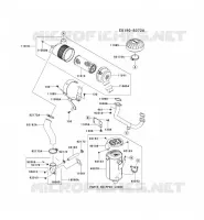 FILTRE &Agrave; AIR/POT D'&Egrave;CHAPPEMENT pour Kawasaki FX MOTORS