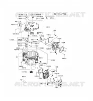 CULASSE/CARTER MOTEUR pour Kawasaki FX MOTORS