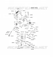 RESERVOIR CARBURANT/ROBINET pour Kawasaki FX MOTORS