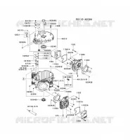 CULASSE/CARTER MOTEUR pour Kawasaki FX MOTORS