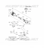 FILTRE &Agrave; AIR/POT D'&Egrave;CHAPPEMENT pour Kawasaki FX MOTORS