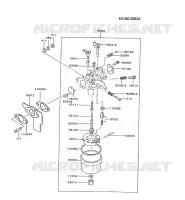 CARBURATEUR pour Kawasaki FZ MOTORS
