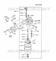 CARBURATEUR pour Kawasaki FZ MOTORS
