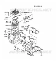 CULASSE/CARTER MOTEUR pour Kawasaki FZ MOTORS