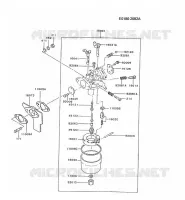 CARBURATEUR pour Kawasaki FZ MOTORS