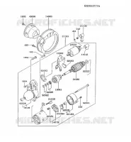 D&Eacute;MARREUR pour Kawasaki FZ MOTORS