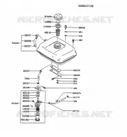RESERVOIR CARBURANT/ROBINET pour Kawasaki FZ MOTORS