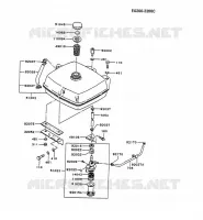 RESERVOIR CARBURANT/ROBINET pour Kawasaki FZ MOTORS