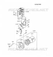 FILTRE &Agrave; AIR/POT D'&Egrave;CHAPPEMENT pour Kawasaki FZ MOTORS