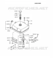 RESERVOIR CARBURANT/ROBINET pour Kawasaki FZ MOTORS